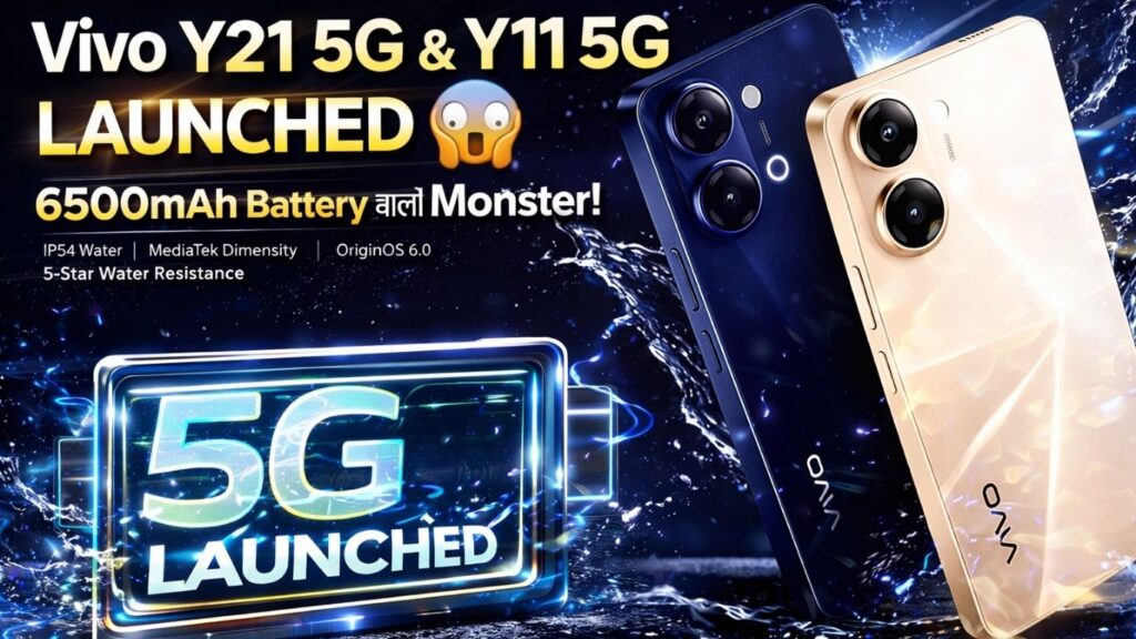 Vivo Y21 5G And Y11 5G Launch